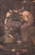 John William Waterhouse Nymphs finding the Head of Orpheus (mk41) oil painting artist